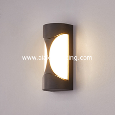 China Aluminum+Acrylic manufacturer vertical 12W outdoor wall lighting fitting external wall lamp light supplier