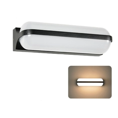 China aluminium IP65 PIR sensor 12W outdoor wall lighting fitting external wall lamp light fixtures for hotel supplier