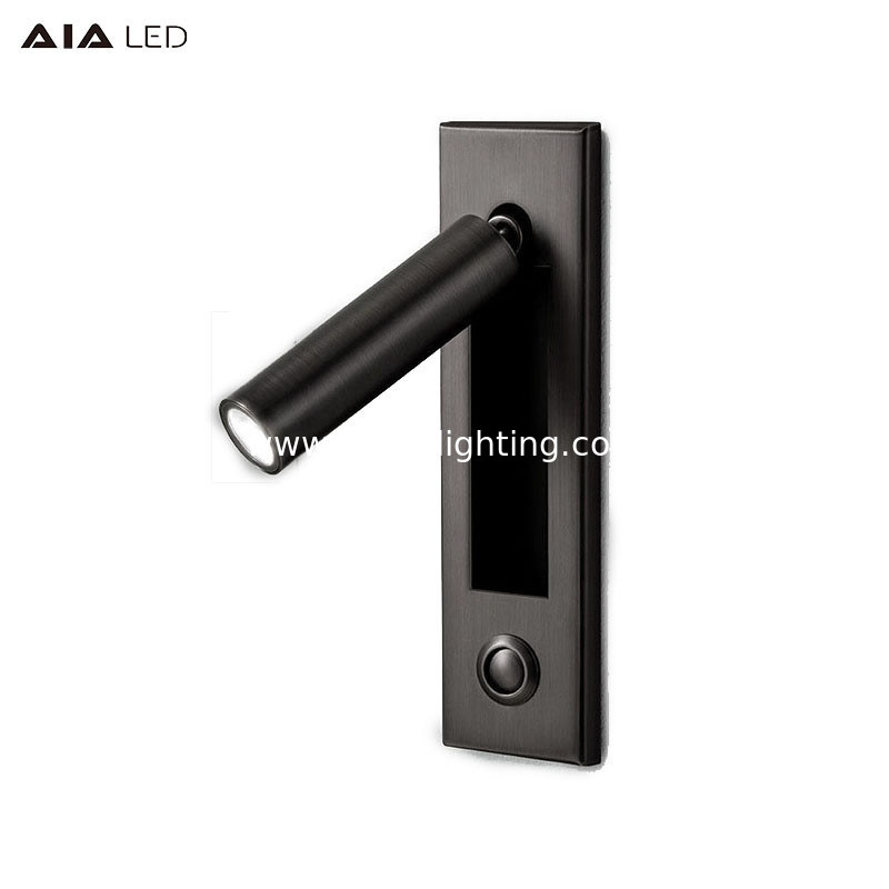 Recessed mounted flexible headboard reading wall light modern led wall ...