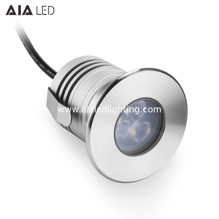3W Round RGB DC12V Stainless steel +aluminum IP68 LED Underwater light ...