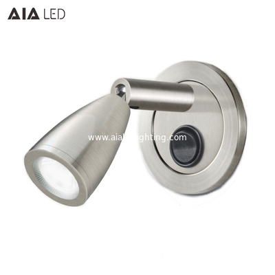 Surface mounted hotel 3W pulldown led bed wall lamp for bedroom accordion wall lamp for bedside supplier