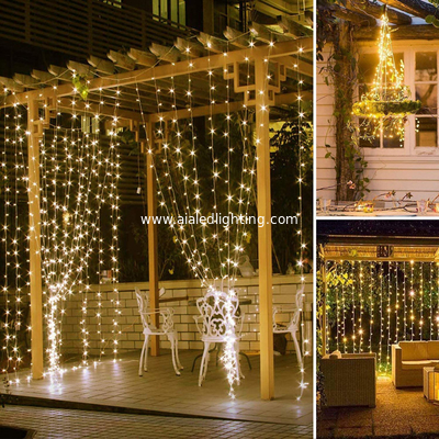 Outdoor indoor LED Icicle light chain christmas light IP44 waterproof supplier