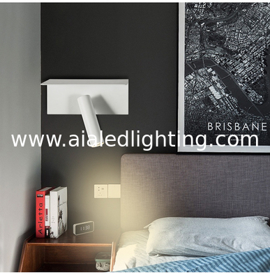 Special for simple hotel engineering multifunctional bedside wall light USB charging LED reading wall light supplier