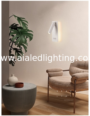 Reading Wall Lamp Reading room 3W Bedside Bedroom ambient lighting book Room Lighting hotel Fixture Sconce For villa supplier