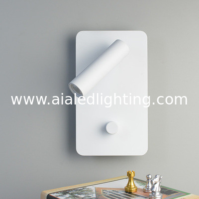 Dimmable switch bedside wall lamp bracket light hotel bedroom headboard reading lamps bed wall lamp supplier