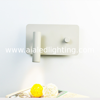 Dimmable switch bedside wall lamp bracket light hotel bedroom headboard reading lamps bed wall lamp supplier