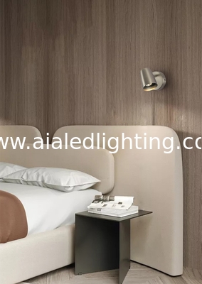 Hotel bedside lamp GU10 E27 reading lamp headboard wall light luxury hotel wall lamp villa bed retro wall light supplier