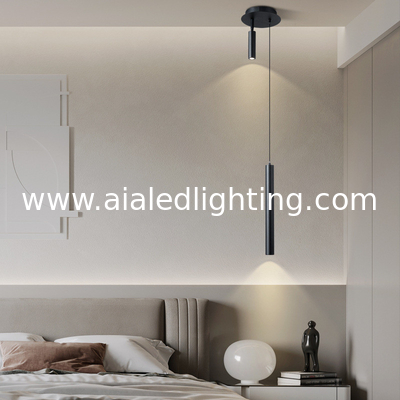 Bedside chandelier modern bedroom living room sofa background wall lamp pendant spotlight hotel villa Nordic atmosphere supplier