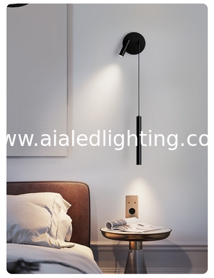 Bedside chandelier modern bedroom living room sofa background wall lamp pendant spotlight hotel villa Nordic atmosphere supplier