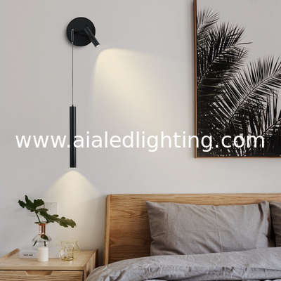 Bedside chandelier modern bedroom living room sofa background wall lamp pendant spotlight hotel villa Nordic atmosphere supplier