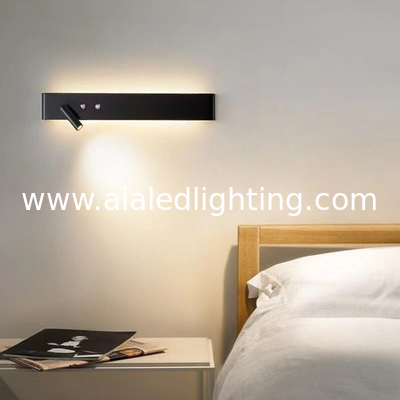 linetype bedside wall lamp linear bedroom background wall lamp Nordic apartment hotel room headboard reading light supplier