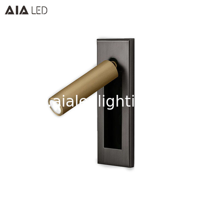 Recessed mounted any finish reading wall light 3W led wall lamp led reading bedside lights supplier