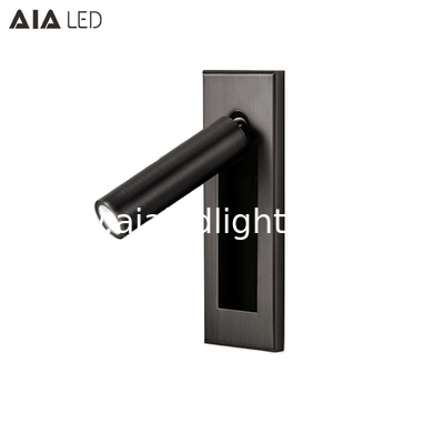 Recessed mounted any finish reading wall light 3W led wall lamp led reading bedside lights supplier