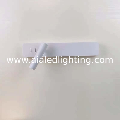 Modern Reading Book Light Indoor Surface Mounted Aluminum Frosted Led Flexible Living Room Bedroom Bed Bedside Wall Lamp supplier