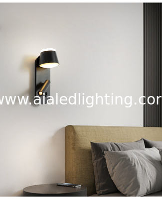 Bedside wall lamp acrylic atmosphere light bedroom flexible wall lamp home villa headboard reading light hotel supplier