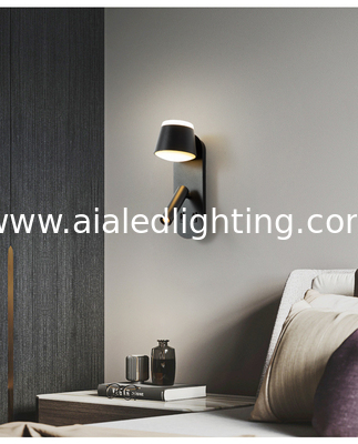 Bedside wall lamp acrylic atmosphere light bedroom flexible wall lamp home villa headboard reading light hotel supplier