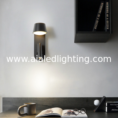 Bedside wall lamp acrylic atmosphere light bedroom flexible wall lamp home villa headboard reading light hotel supplier