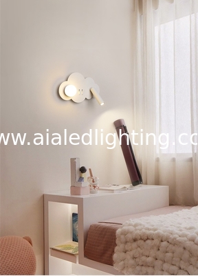 Bedroom bedside reading wall lamp creative full acrylic ball eye protection spotlight modern sofa background wall lamps supplier