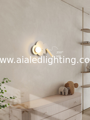 Bedroom bedside reading wall lamp creative full acrylic ball eye protection spotlight modern sofa background wall lamps supplier
