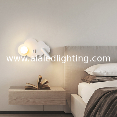 Bedroom bedside reading wall lamp creative full acrylic ball eye protection spotlight modern sofa background wall lamps supplier