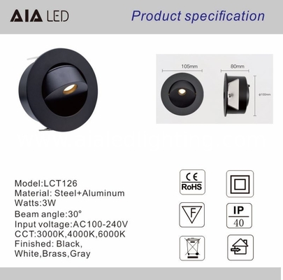 Modern adjustable 3W spot reading wall light headboard wall lights bed lamp hotel villa bedside wall lamps rotate lamp supplier