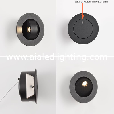 Modern adjustable 3W spot reading wall light headboard wall lights bed lamp hotel villa bedside wall lamps rotate lamp supplier