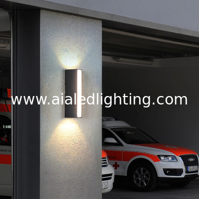 External wall lamps waterproof garden light staircase wall lamp surface three sides luminous wall light supplier