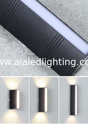 External wall lamps waterproof garden light staircase wall lamp surface three sides luminous wall light supplier