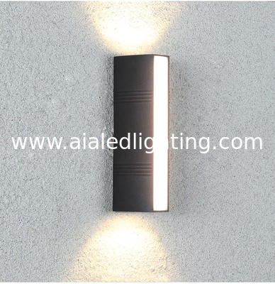 External wall lamps waterproof garden light staircase wall lamp surface three sides luminous wall light supplier