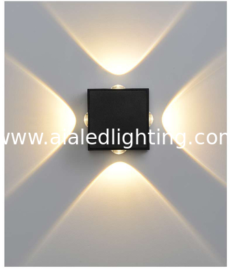 Stairs aisle corridor wall light modern LED balcony four sides wall lamp bathroom KTV outdoor wall lighting supplier