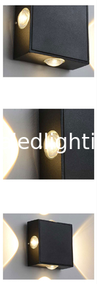 Stairs aisle corridor wall light modern LED balcony four sides wall lamp bathroom KTV outdoor wall lighting supplier
