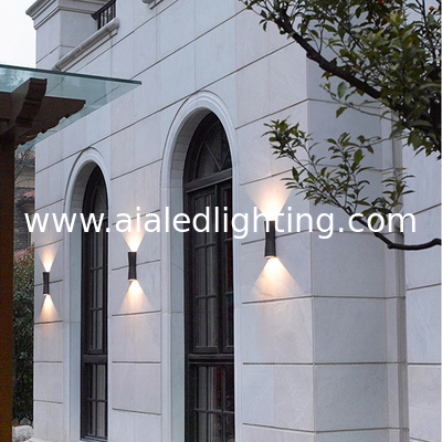 Modern wall mounted lamps decorative outdoor waterproof up down wall lamp courtyard garden hotel villa house wall light supplier