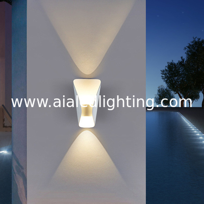 IP65 water proofing exterior wall lamps outdoor COB 6W led wall lights outside led wall lamp light fixtures supplier