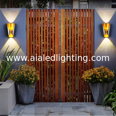 IP65 water proofing exterior wall lamps outdoor COB 6W led wall lights outside led wall lamp light fixtures supplier