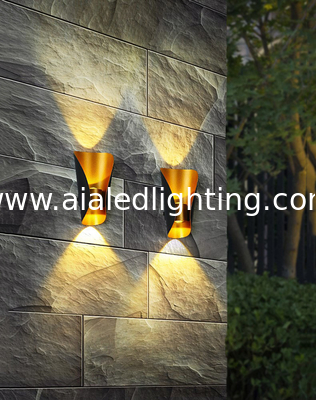IP65 water proofing exterior wall lamps outdoor COB 6W led wall lights outside led wall lamp light fixtures supplier