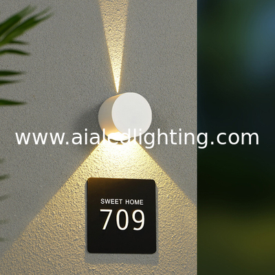 Outdoor adjustable waterproof wall lights modern simple household style exterior wall lamp spotlight balcony wall lamps supplier