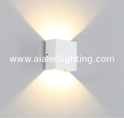 IP65 water proofing external wall lamp outside COB 6W led wall lights exterior led wall lamp outdoor light supplier