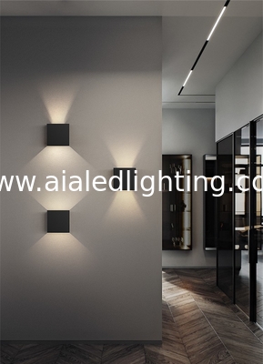 IP65 water proofing external wall lamp outside COB 6W led wall lights exterior led wall lamp outdoor light supplier
