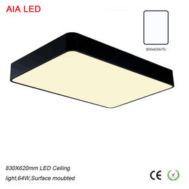 Square round angle indoor IP20 830x620mm economic energy-saving LED Ceiling light for office lights supplier