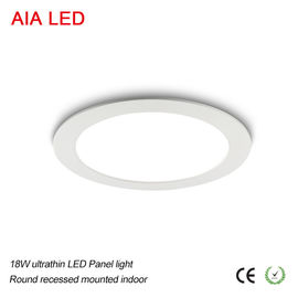 Round Black AC85-265V recessed IP20 18W ultrathin LED Panel light supplier