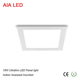 Round Black AC85-265V recessed IP20 18W ultrathin LED Panel light supplier