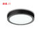 Modern office home surface mounted black round 24W LED panel light supplier