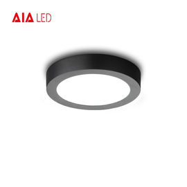 Surface mounted good price 18W Round black LED panel light fixture for hotel led downlight supplier