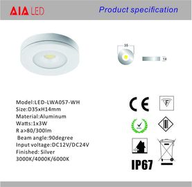 1x3W IP65 waterproof showcase light LED down light for ceiling use/led cabinet  light for wine cabinet supplier