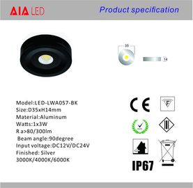 1x3W IP65 surface mounted outdoor COB LED down light led cabinet light,led showcase light supplier