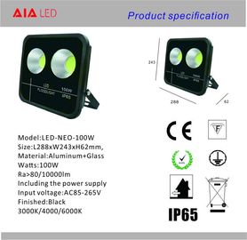 Exterior IP66 waterproof 100W LED Flood lightLED outdoor spotlight for square usd supplier