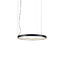 DIY black modern led ring pendant lights led ring chandelier pendant lamp for top hotel supplier