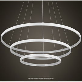 DIY black ring modern led pendant lights led commercial chandelier pendant ceiling lamp for top hotel supplier