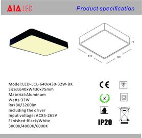 Square inside IP40 modern good price LED Ceiling light for drawing room supplier