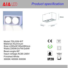 Interior IP20 surface mounted 10W 14W 18W COB LED downlight for home hotel supplier